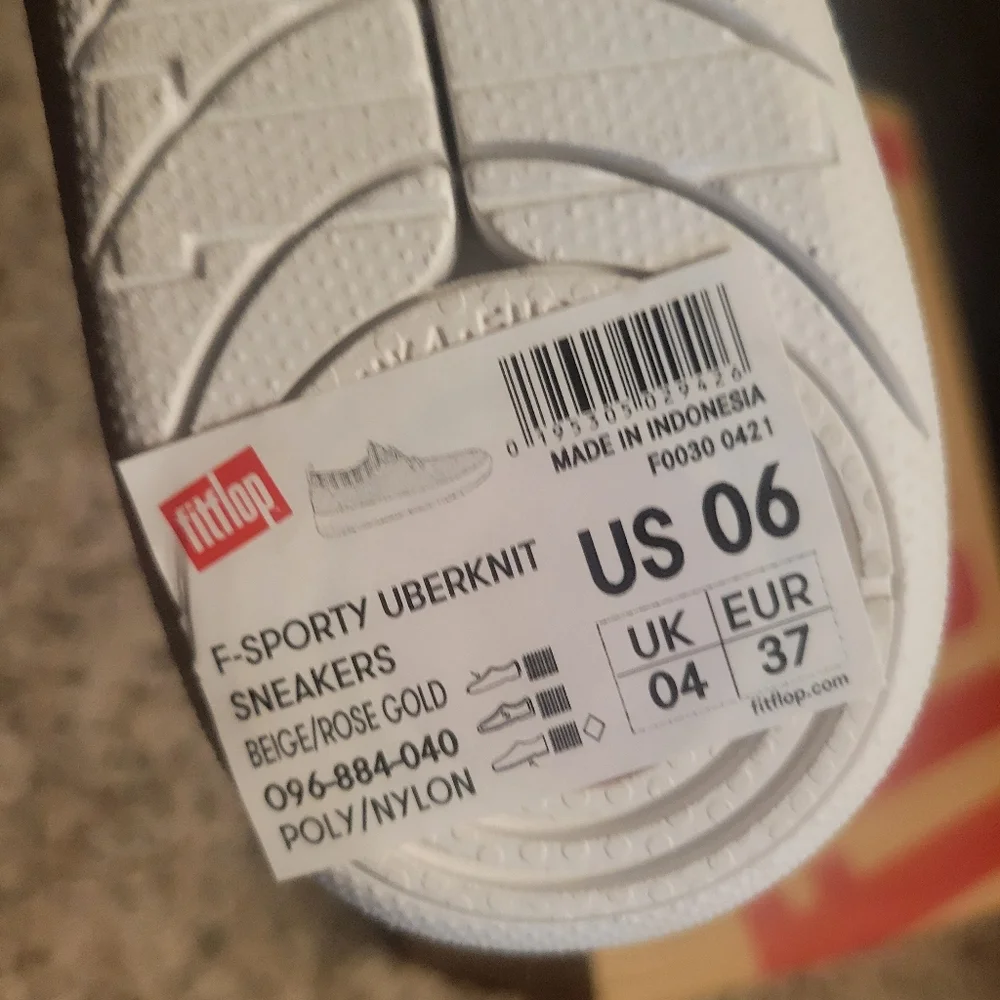 FitFlop F-Sporty Uberknit Dark Taupe Mix Women’s Sneakers 6‎